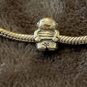 Pandora silver boy charm